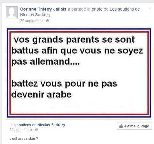 islamophobie racisme Corinne Thierry Jallais
