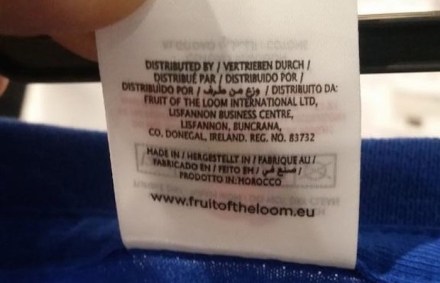 Made in maroc china chine FN marine le pen t shirt universite ete produisons francais france