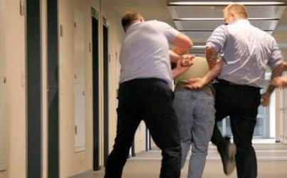 Rebellion outrage prison violence police