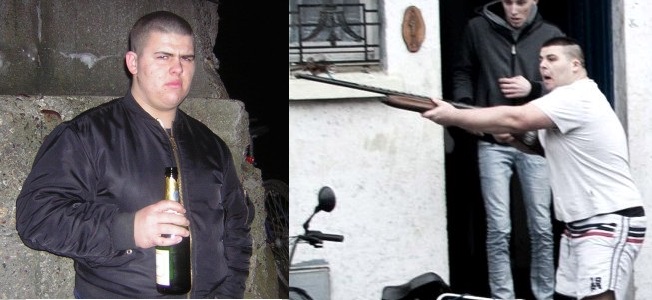 calais fusil migrant nazi extreme droite FN Gaël Rougemont gauche antifa jungle