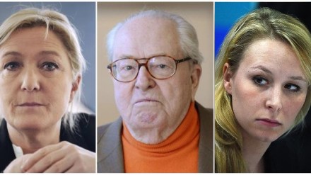 Jean-Marie Le Pen Marine Le Pen Marion Maréchal Le Pen les dynastie famille heritage politique pere mere fille