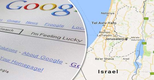 palestine israel google maps byocott censure reconaissance